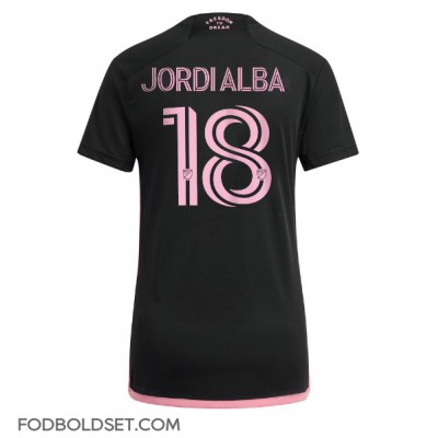 Inter Miami Jordi Alba #18 Udebanetrøje Dame 2024-25 Kortærmet Inter Miami Jordi Alba #18 Udebanetrøje Dame 2024-25 Kortærmet